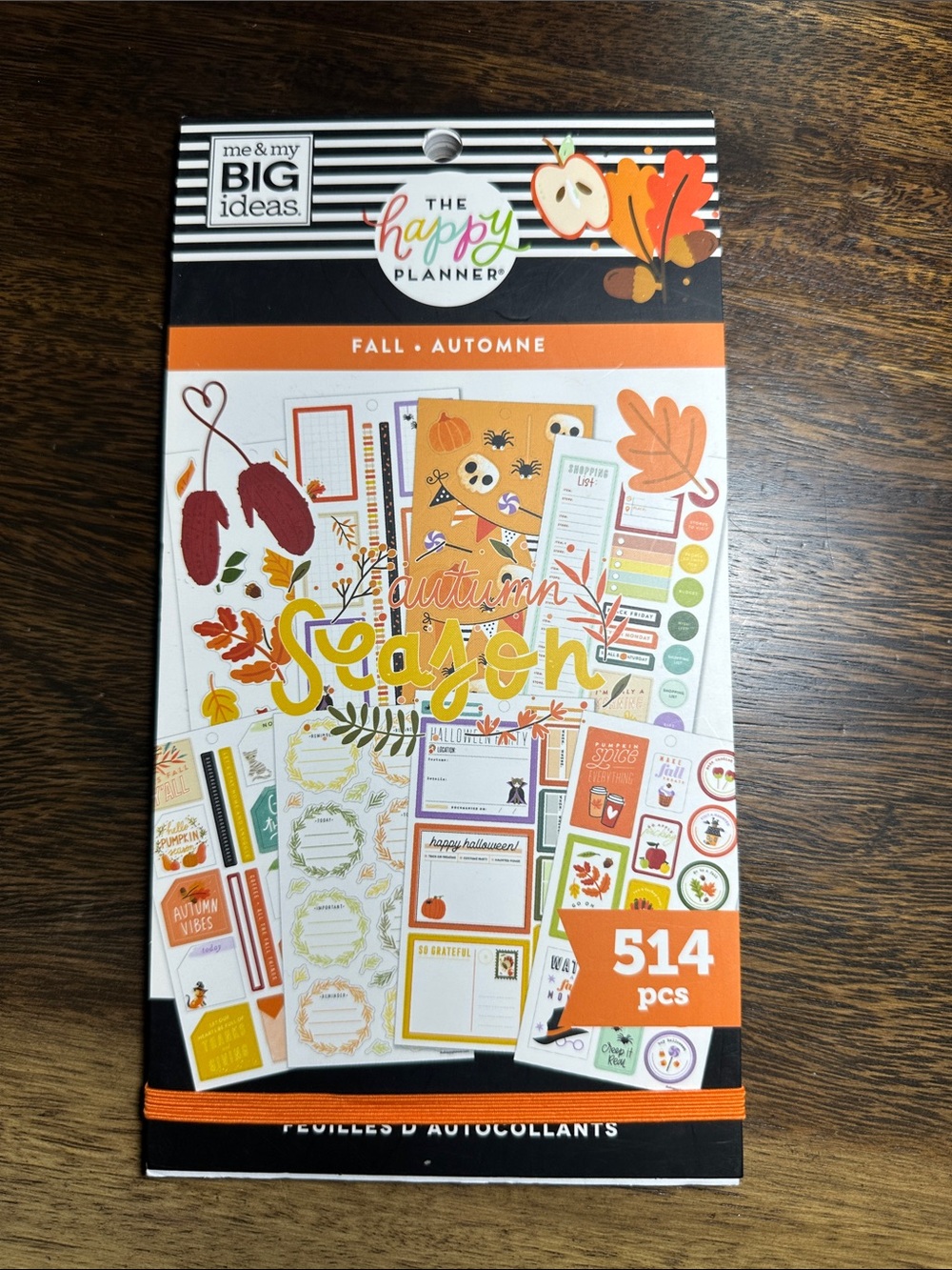 The Happy Planner Fall Season Sticker Pack - Orange, Yellow, Green